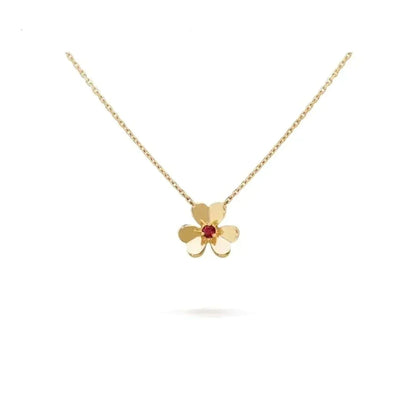 [Revel Jewelry]FRIVOLE GOLD FLOWER NECKLACE