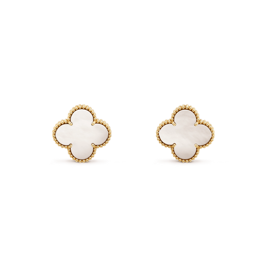 [Revel Jewelry]CLOVER MINI GOLD EARRINGS