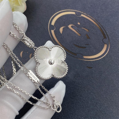 [Revel Jewelry]CLOVER 25MM SILVER BIG CLOVER NECKLACE