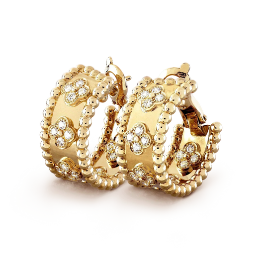 [レヴェルジュエリー]ペルリーダイヤモンドイヤリング