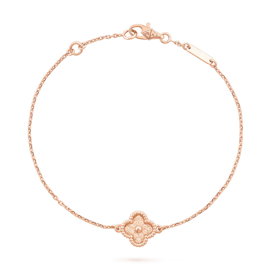 [Revel Jewelry]CLOVER SINGLE FLOWER BRACELET