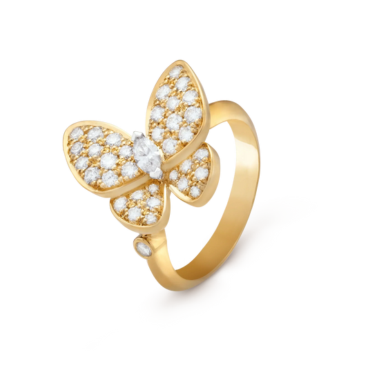 [Revel Jewelry]BUTTERFLY DIAMOND RING