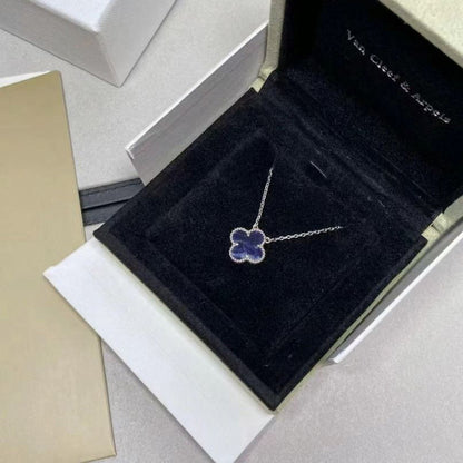 [Revel Jewelry]CLOVER 15MM PIETERSITE NECKLACE SILVER