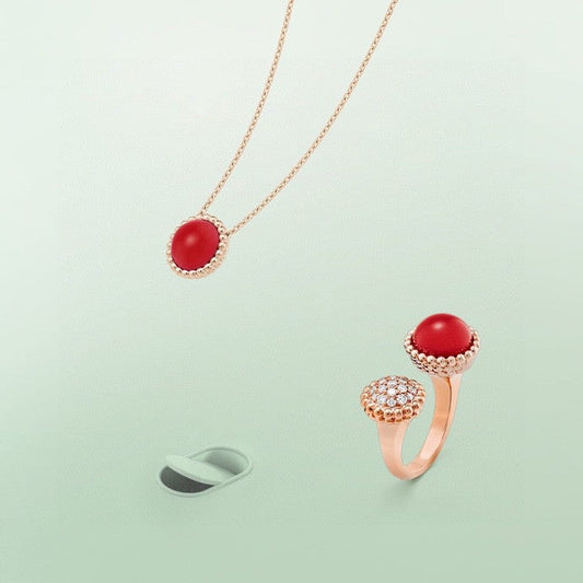 [Revel Jewelry]PERLEE COULEURS DIAMOND ROSE GOLD BETWEEN THE FINGER RING