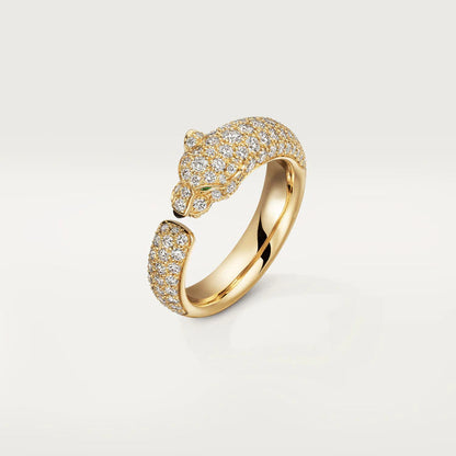 [Revel Jewelry]PANTHERE PINK GOLD DIAMOND RING
