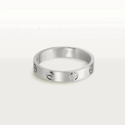 [Revel Jewelry]LOVE RING 4MM 1 DIAMOND SILVER