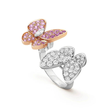 [Revel Jewelry]TWIN BUTTERFLY DIAMOND RING